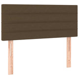 Vidaxl hoofdbord 100x5x78 88 cm stof donkerbruin