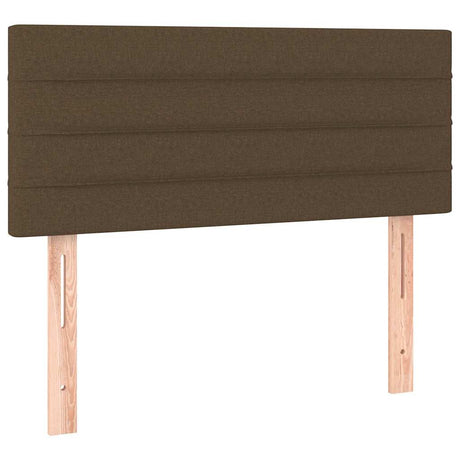 Vidaxl hoofdbord 100x5x78 88 cm stof donkerbruin