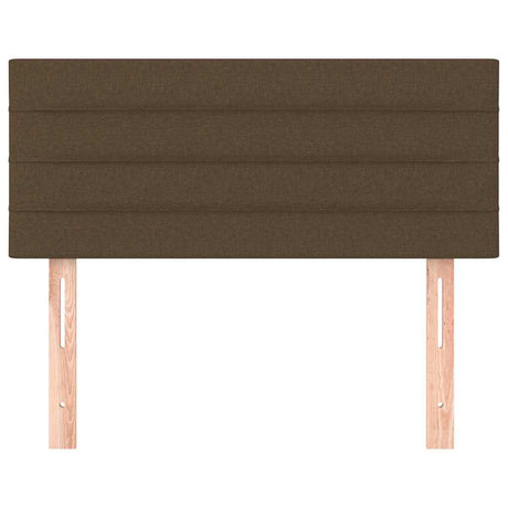 Vidaxl hoofdbord 100x5x78 88 cm stof donkerbruin
