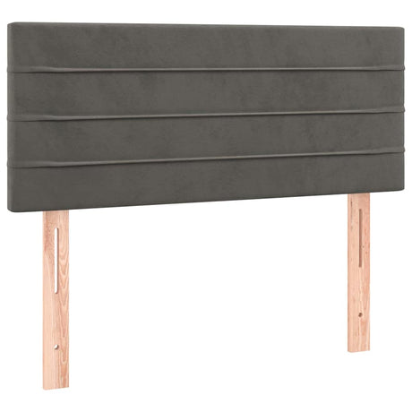 Vidaxl hoofdbord 100x5x78 88 cm fluweel donkergrijs