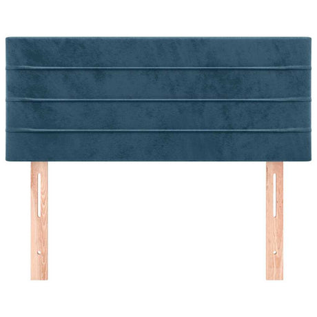 Vidaxl hoofdbord 100x5x78 88 cm fluweel donkerblauw