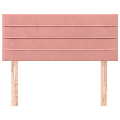 Vidaxl hoofdbord 100x5x78 88 cm fluweel roze