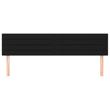 Vidaxl hoofdborden 2 st 90x5x78 88 cm stof zwart