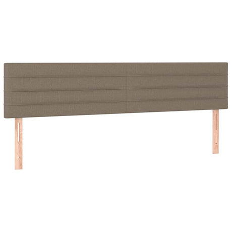 Vidaxl hoofdborden 180x5x78 88 cm stof taupe