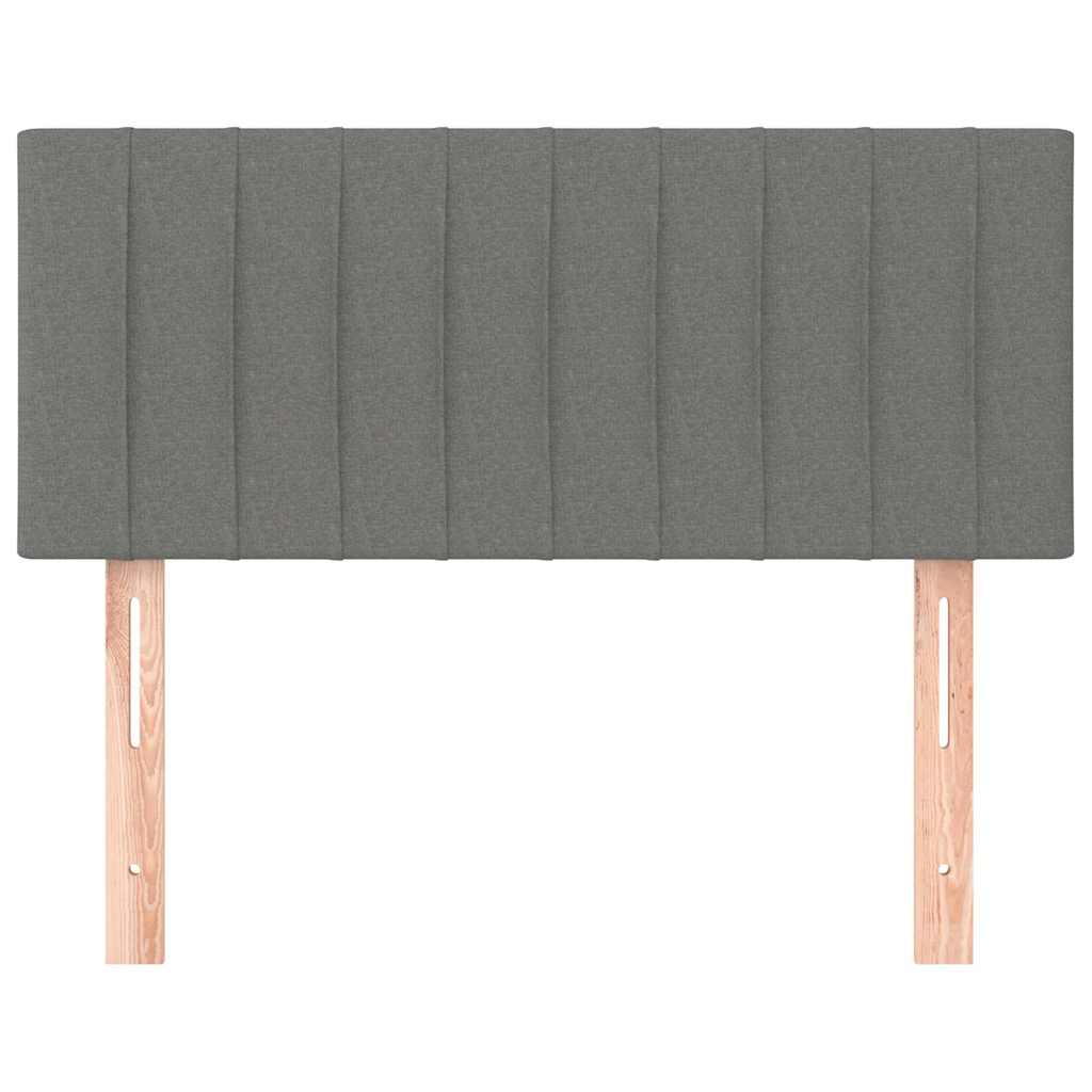 Vidaxl hoofdbord 80x5x78 88 cm stof donkergrijs