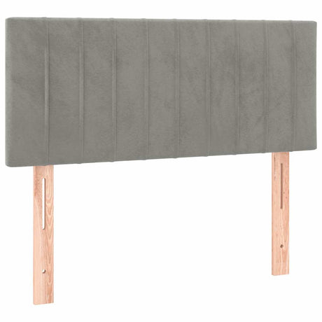 Vidaxl hoofdbord 80x5x78 88 cm fluweel lichtgrijs