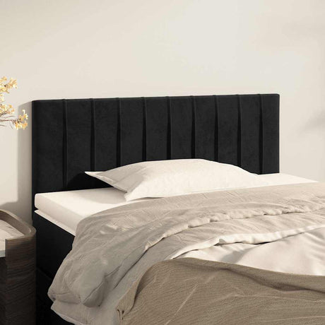 Vidaxl hoofdbord 80x5x78 88 cm fluweel zwart