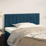 Vidaxl hoofdbord 80x5x78 88 cm fluweel donkerblauw
