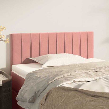 Vidaxl hoofdbord 80x5x78 88 cm fluweel roze