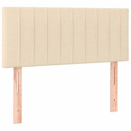 Vidaxl hoofdbord 90x5x78 88 cm stof crèmekleurig
