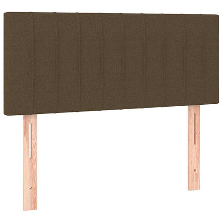 Vidaxl hoofdbord 100x5x78 88 cm stof donkerbruin