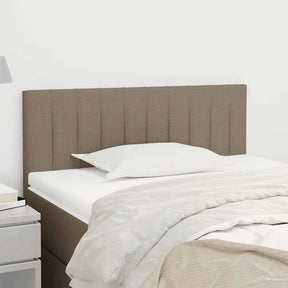 Vidaxl hoofdbord 100x5x78 88 cm stof taupe
