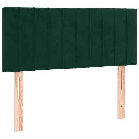 Vidaxl hoofdbord 100x5x78 88 cm fluweel donkergroen