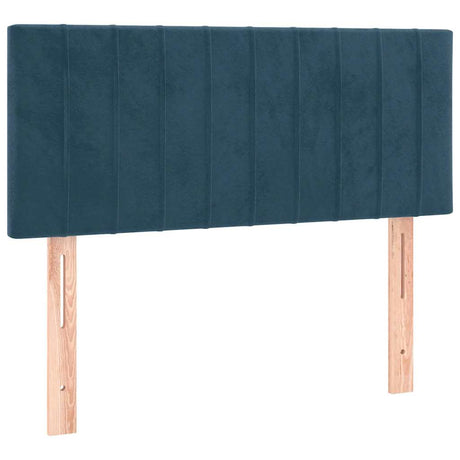 Vidaxl hoofdbord 100x5x78 88 cm fluweel donkerblauw