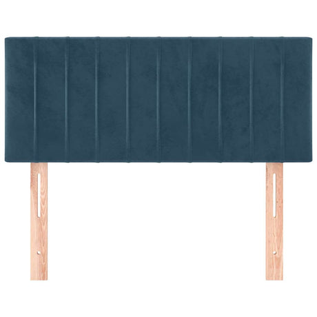 Vidaxl hoofdbord 100x5x78 88 cm fluweel donkerblauw