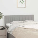 Vidaxl hoofdborden 144x5x78 88 cm stof lichtgrijs