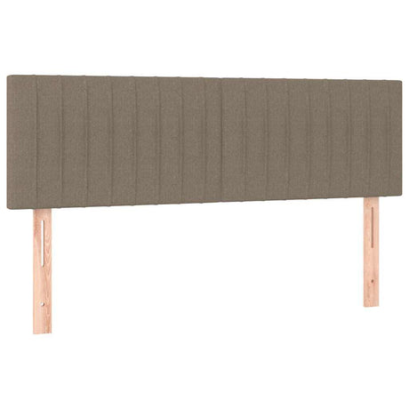 Vidaxl hoofdborden 144x5x78 88 cm stof taupe