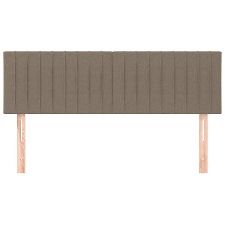 Vidaxl hoofdborden 144x5x78 88 cm stof taupe