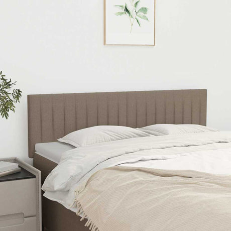 Vidaxl hoofdborden 144x5x78 88 cm stof taupe