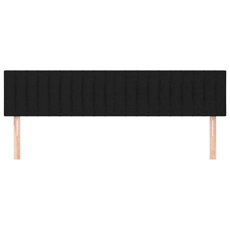 Vidaxl hoofdborden 160x5x78 88 cm stof zwart