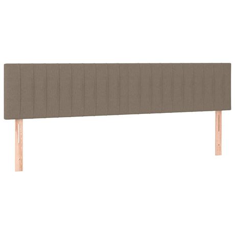 Vidaxl hoofdborden 160x5x78 88 cm stof taupe