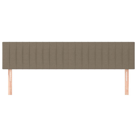 Vidaxl hoofdborden 160x5x78 88 cm stof taupe