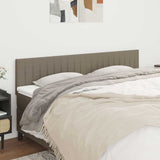 Vidaxl hoofdborden 160x5x78 88 cm stof taupe