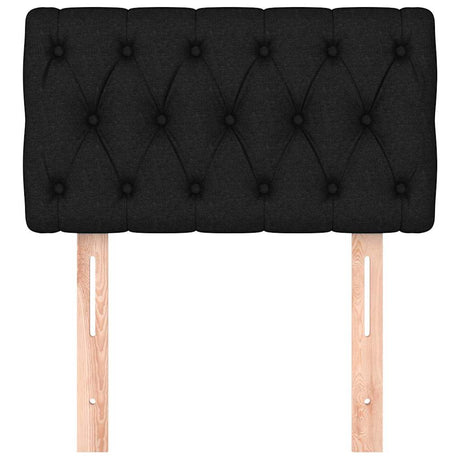 Vidaxl hoofdbord 80x7x78 88 cm stof zwart