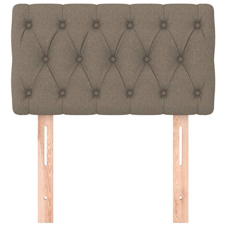 Vidaxl hoofdbord 80x7x78 88 cm stof taupe