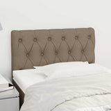 Vidaxl hoofdbord 80x7x78 88 cm stof taupe