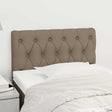 Vidaxl hoofdbord 80x7x78 88 cm stof taupe