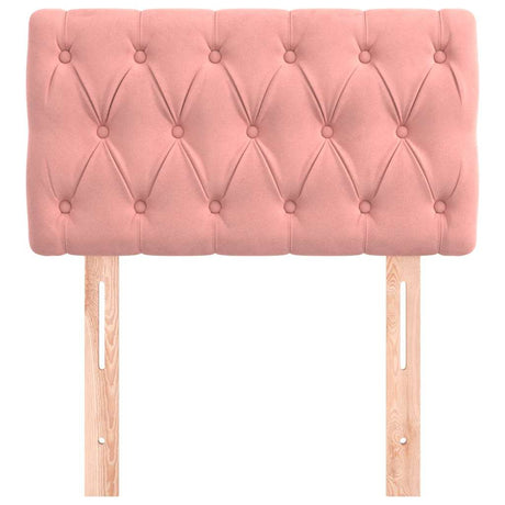 Vidaxl hoofdbord 80x7x78 88 cm fluweel roze
