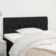 Vidaxl hoofdbord 90x7x78 88 cm stof zwart