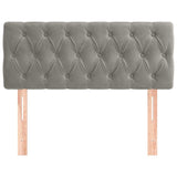 Vidaxl hoofdbord 90x7x78 88 cm fluweel lichtgrijs