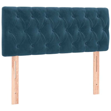 Vidaxl hoofdbord 90x7x78 88 cm fluweel donkerblauw