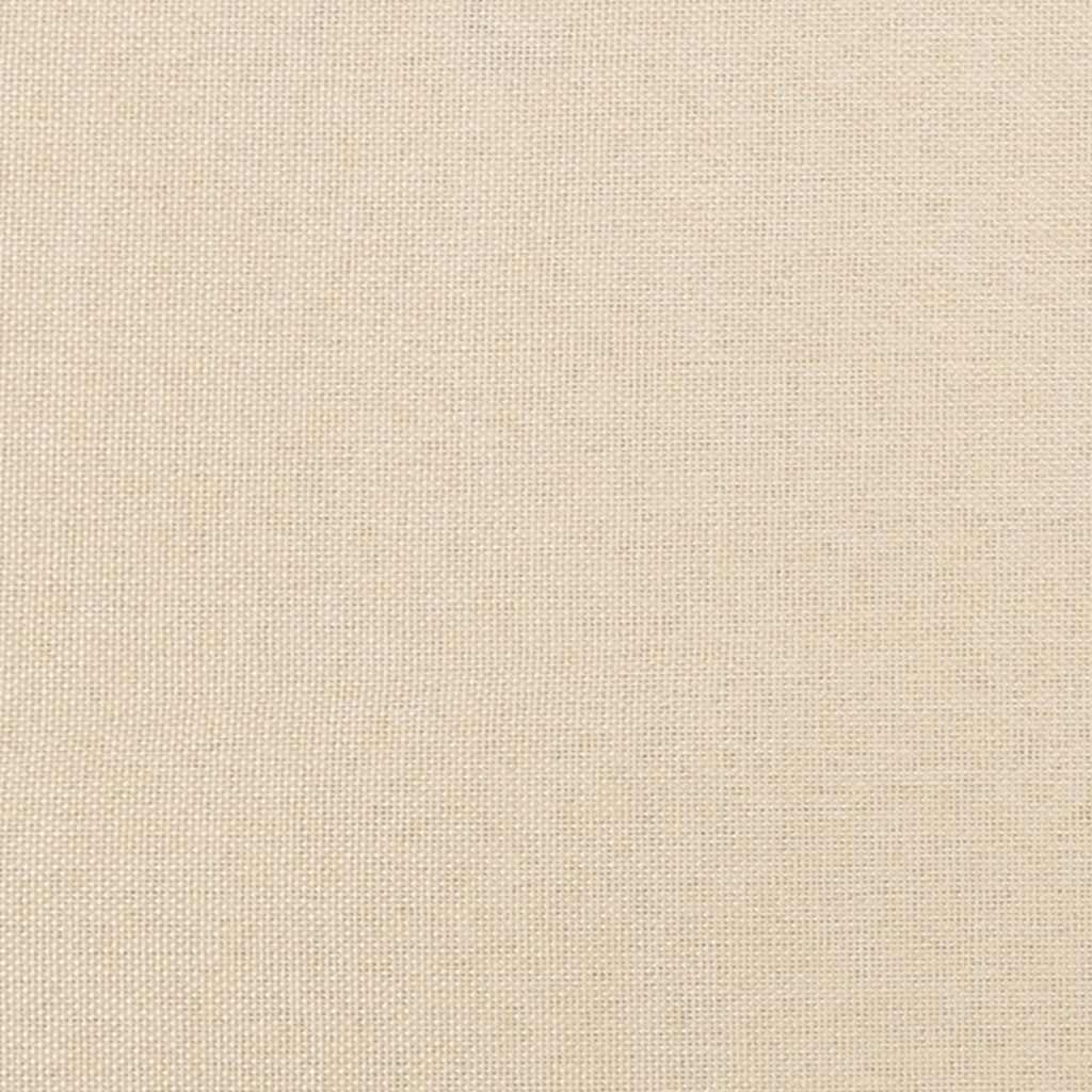 Vidaxl hoofdbord 100x7x78 88 cm stof crèmekleurig