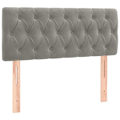 Vidaxl hoofdbord 100x7x78 88 cm fluweel lichtgrijs