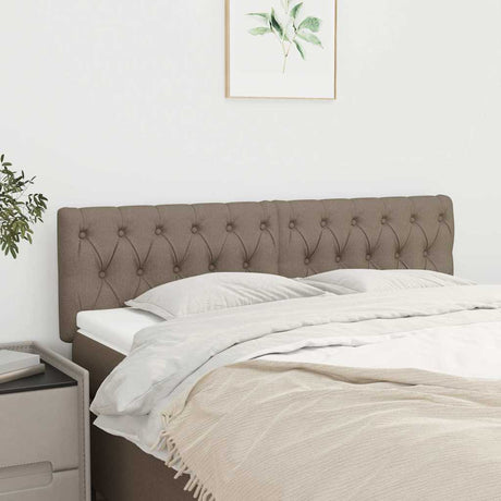 Vidaxl hoofdborden 2 st 80x7x78 88 cm stof taupe