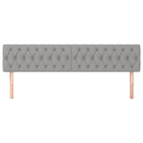 Vidaxl hoofdborden 2 st 90x7x78 88 cm stof lichtgrijs