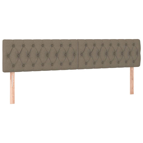 Vidaxl hoofdborden 180x7x78 88 cm stof taupe
