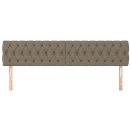 Vidaxl hoofdborden 180x7x78 88 cm stof taupe