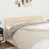 Vidaxl hoofdborden 2 st 90x7x78 88 cm stof crèmekleurig