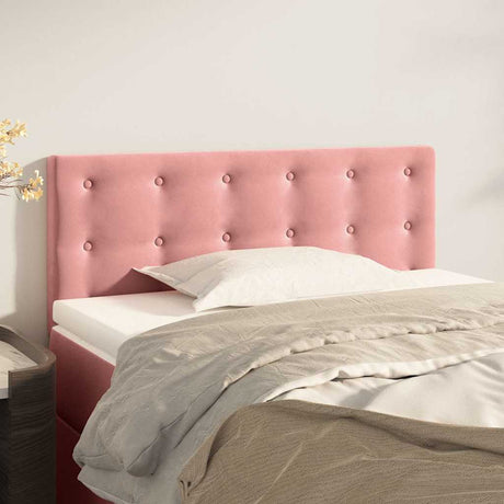 Vidaxl hoofdbord 80x5x78 88 cm fluweel roze