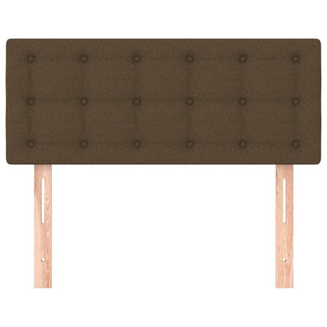 Vidaxl hoofdbord 90x5x78 88 cm stof donkerbruin