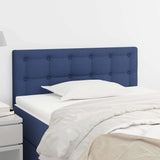 Vidaxl hoofdbord 90x5x78 88 cm stof blauw