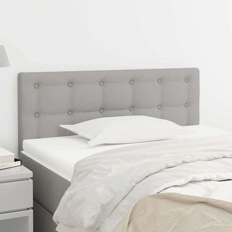 Vidaxl hoofdbord 100 x 5 x 78 88 cm stof lichtgrijs