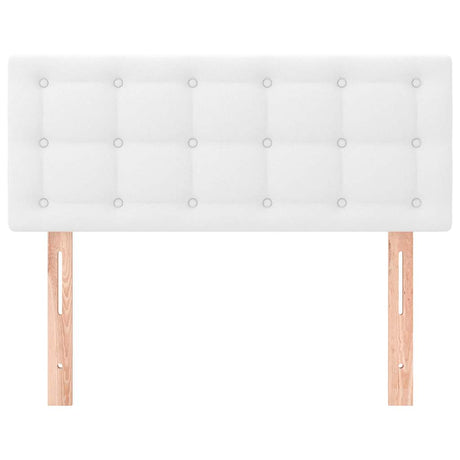 Vidaxl hoofdbord 100x5x78 88 cm kunstleer wit