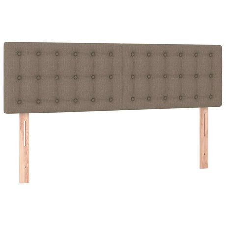 Vidaxl hoofdborden 144x5x78 88 cm stof taupe