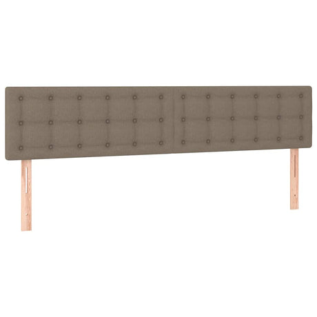 Vidaxl hoofdborden 160x5x78 88 cm stof taupe