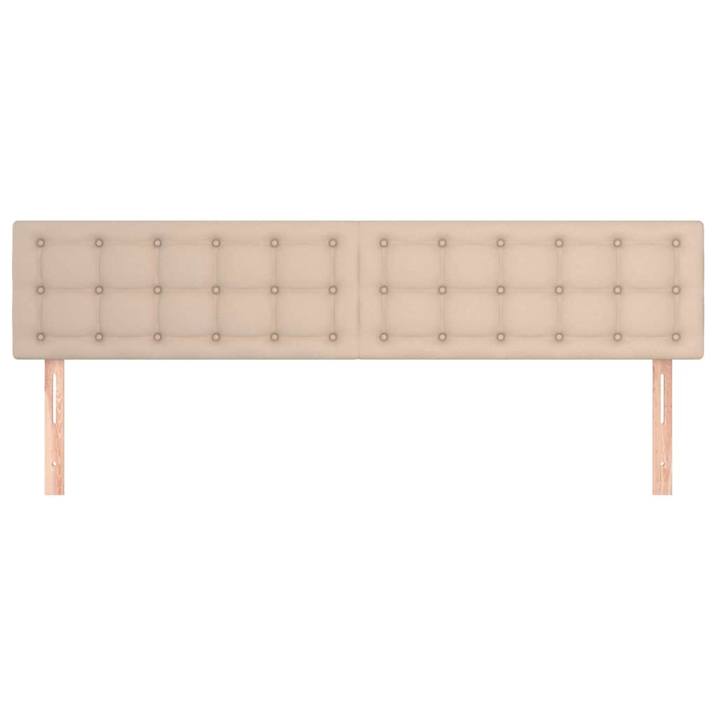 Vidaxl hoofdborden 180x5x78 88 cm kunstleer cappuccinokleurig
